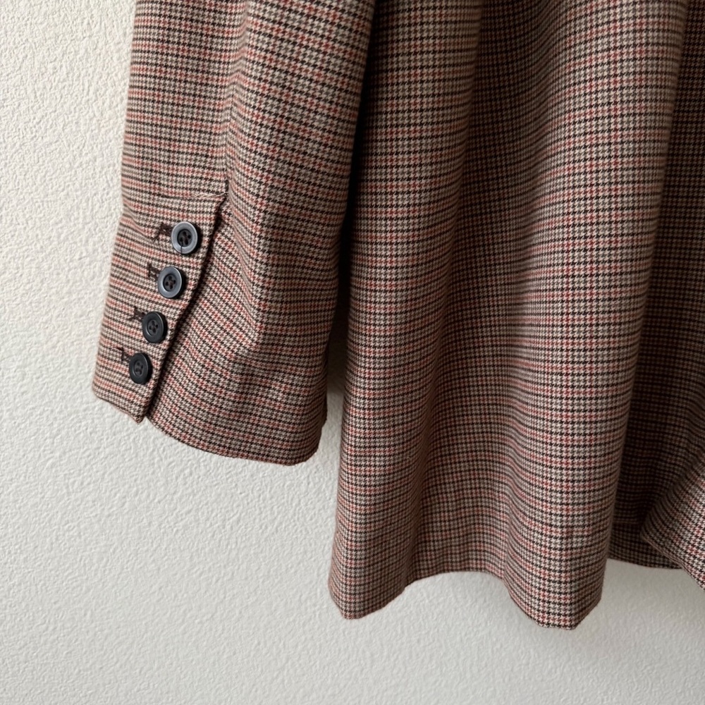 Free People Oversized Reggie Blazer in Ginger Combo Size L - Picture 9 of 15